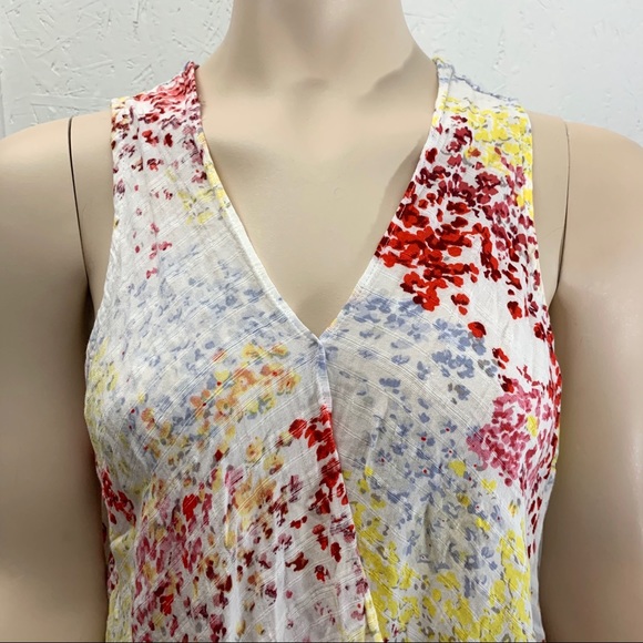 3/$30 - Dex Floral Print Sleeveless Top Size Large - Picture 5 of 6
